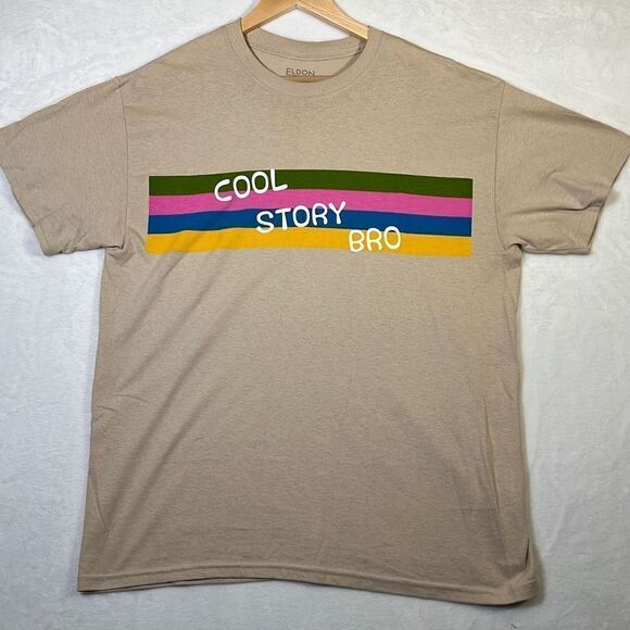 Eldon “cool‎ story bro” T-shirt-NWOT- Men Large - Picture 1 of 6
